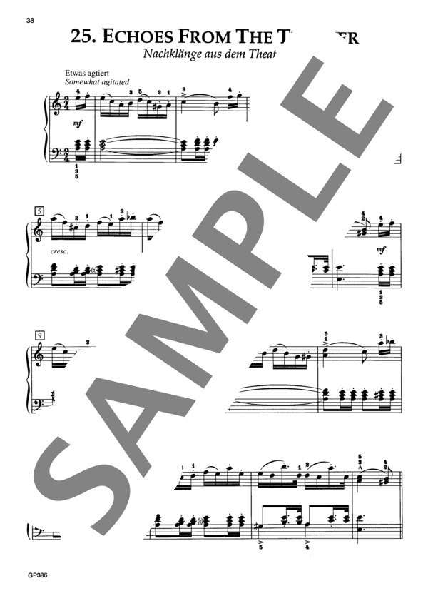 子供のためのアルバム Op. 68 より お芝居の余韻 (ロベルト・シューマン) / ピアノソロ 初〜中級 - サンプル譜面 2/3