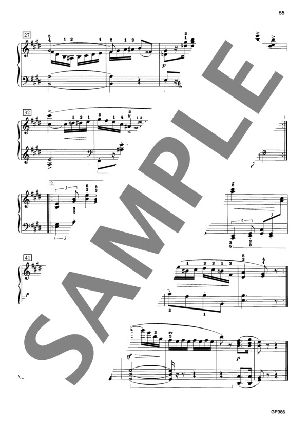 子供のためのアルバム Op. 68 より ぶどう狩の時-喜びの時 (ロベルト・シューマン) / ピアノソロ 中級 - サンプル譜面 3/3