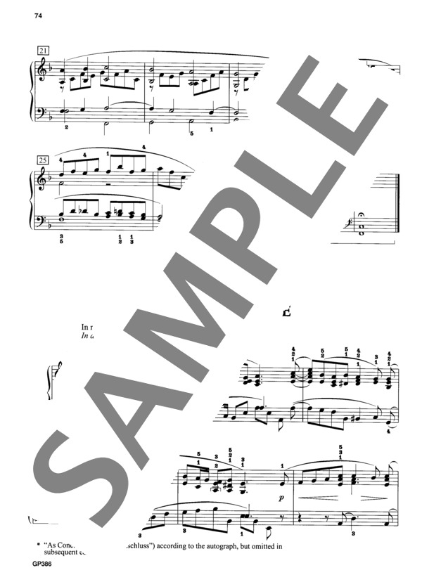 子供のためのアルバム Op. 68 より 装飾されたコラール (ロベルト・シューマン) / ピアノソロ 中級 - サンプル譜面 3/3