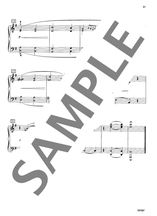 子供の情景 Op. 15 より 詩人は語る (ロベルト・シューマン) / ピアノソロ 中級 - サンプル譜面 3/3