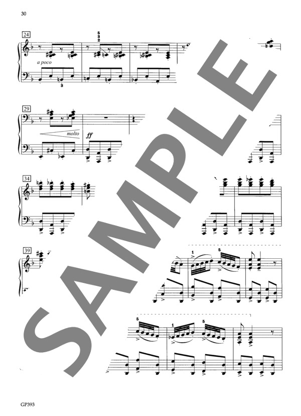 小人の行進 Op.54-3 (エドヴァルド・ハーゲルップ・グリーグ) / ピアノソロ 中級 - サンプル譜面 3/5