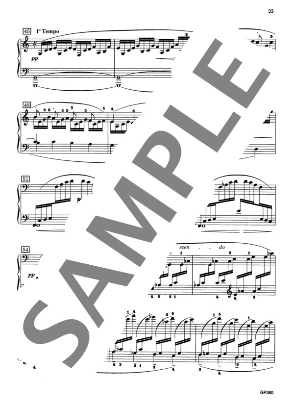 グラドゥス・アド・パルナッスム先生 ~「子供の領分」より~ (クロード・アシル・ドビュッシー) / ピアノソロ 中級 - サンプル譜面 5/5