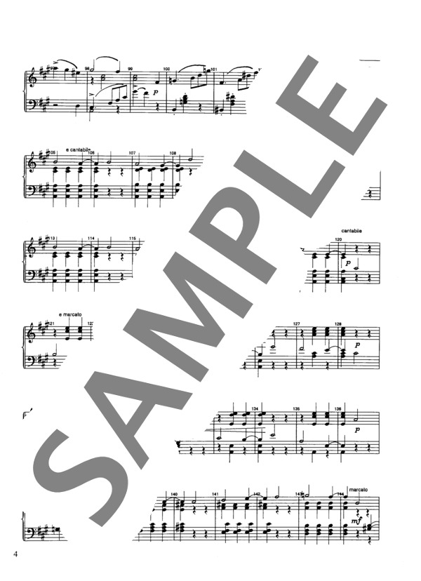 子供のアルバムより ワルツ (ピョートル・イリイチ・チャイコフスキー) / ピアノソロ 初〜中級 - サンプル譜面 4/5