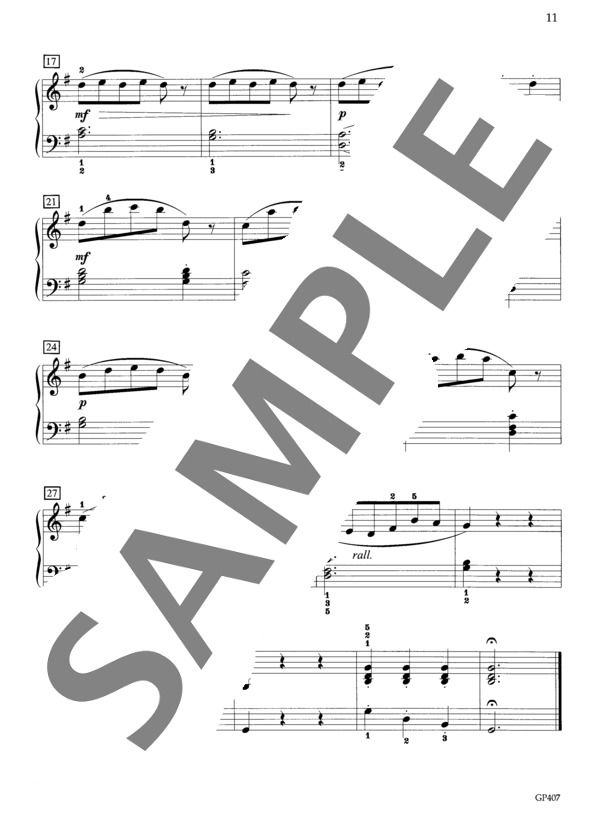 急いで (ジャン・ルイ・ゴバールツ) / ピアノソロ 初級 - サンプル譜面 3/3