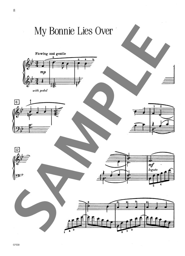 マイ ボニー ~「ヴィンテージ・フェイバリッツ」より (オーギニー・ロシェロール) / ピアノソロ 初〜中級 - サンプル譜面 2/3