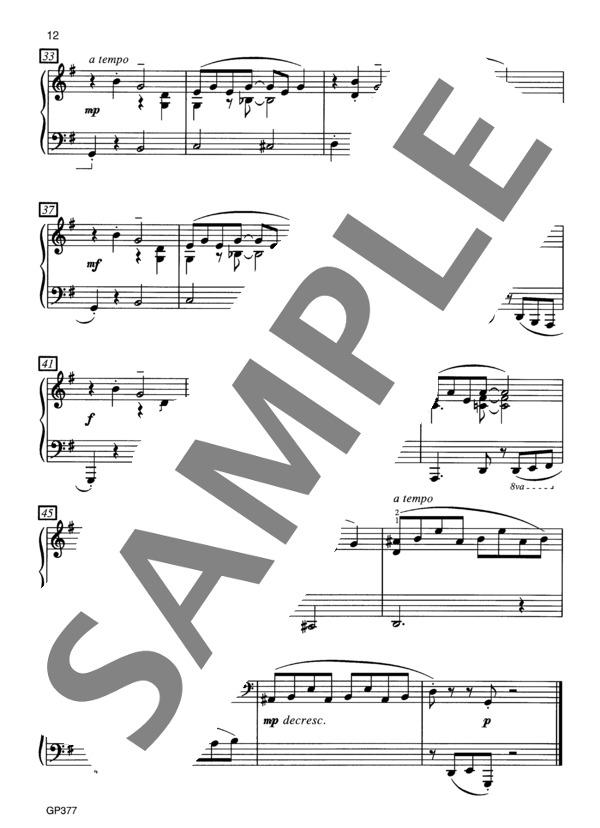 オフ・デューティー ~「フリスキー・ビジネス」より (オーギニー・ロシェロール) / ピアノソロ 初〜中級 - サンプル譜面 4/4