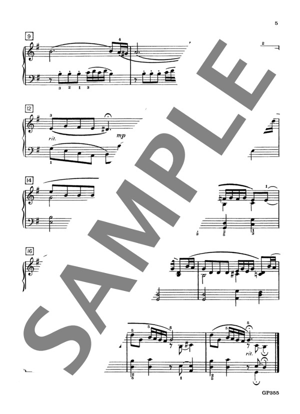 少年と少女たち ~「キープセイクス」より (オーギニー・ロシェロール) / ピアノソロ 初〜中級 - サンプル譜面 3/3