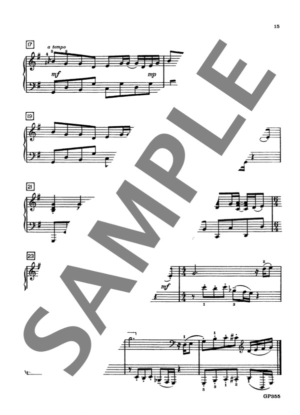 ブギウギ ~「キープセイクス」より (オーギニー・ロシェロール) / ピアノソロ 初〜中級 - サンプル譜面 4/4