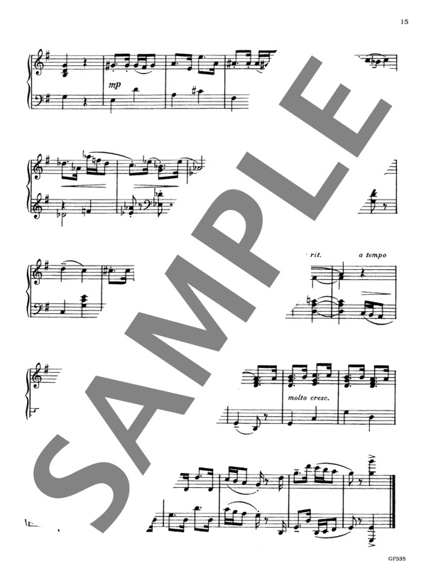 おませな子ども ~「7つの情景」より (オーギニー・ロシェロール) / ピアノソロ 初〜中級 - サンプル譜面 3/3