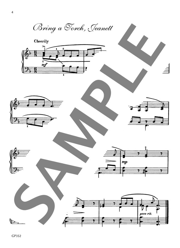 ロシェロール編曲 たいまつ手に手に~「クリスマスの喜び」より (オーギニー・ロシェロール) / ピアノソロ 初〜中級 - サンプル譜面 2/2