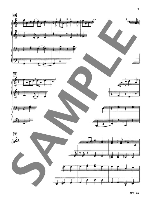 メイプル・リーフ・ラグ  (ウィークレー&アーガンブライト編曲 / 4手連弾譜） (スコット・ジョプリン) / ピアノ連弾 初〜中級 - サンプル譜面 5/5