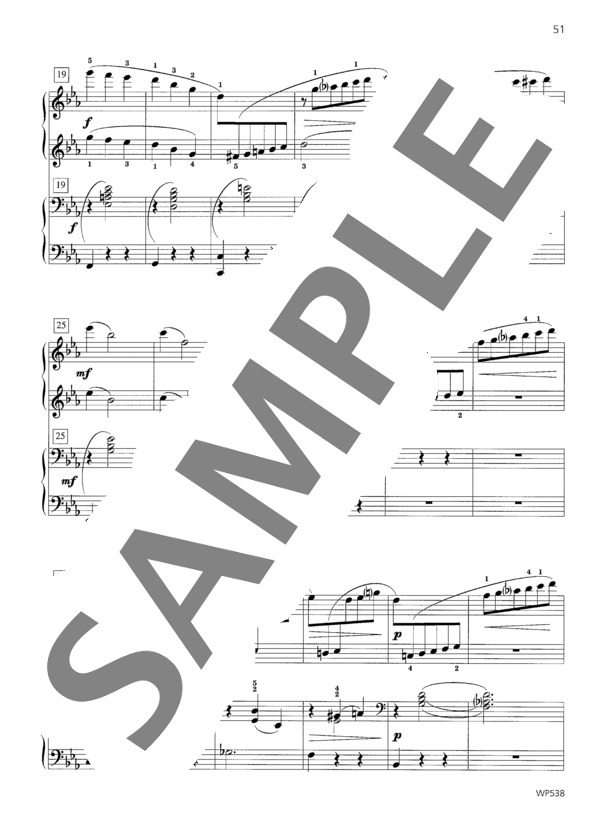 キティ・ワルツ  (ウィークレー&アーガンブライト編曲 / 4手連弾譜） (ガブリエル・ユルバン・フォーレ) / ピアノ連弾 中級 - サンプル譜面 3/5