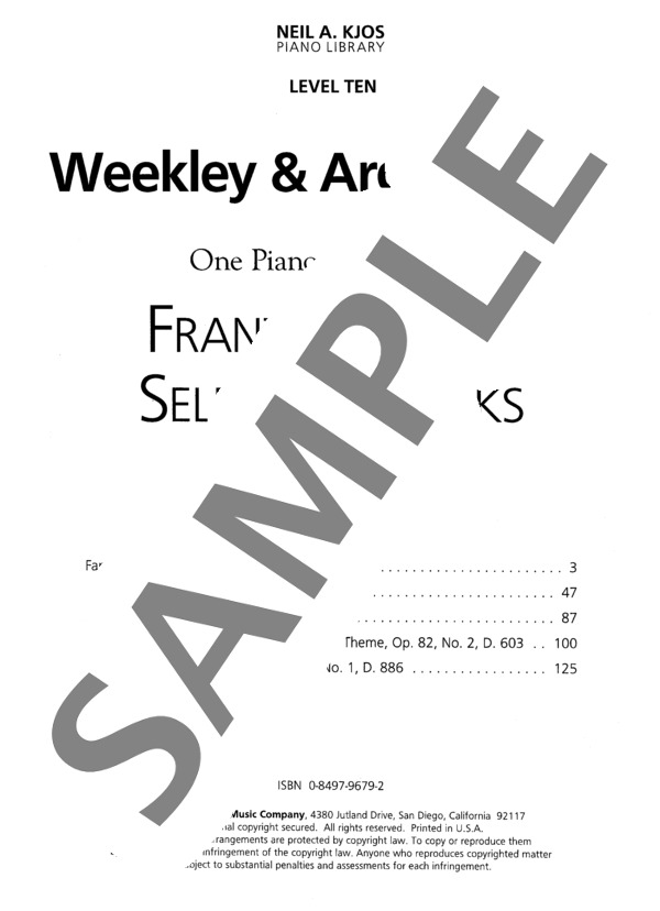 序奏、創作主題による4つの変奏曲と終曲 変ロ長調  (連弾） (フランツ・シューベルト) / ピアノ連弾 中級 - サンプル譜面 1/5