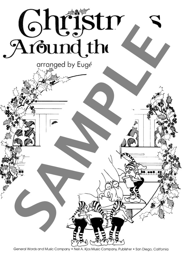 ロシェロール編曲 良きウェンセラス王~「クリスマス・アラウンド・ザ・ピアノ」より (オーギニー・ロシェロール) / ピアノソロ 中級 - サンプル譜面 1/2