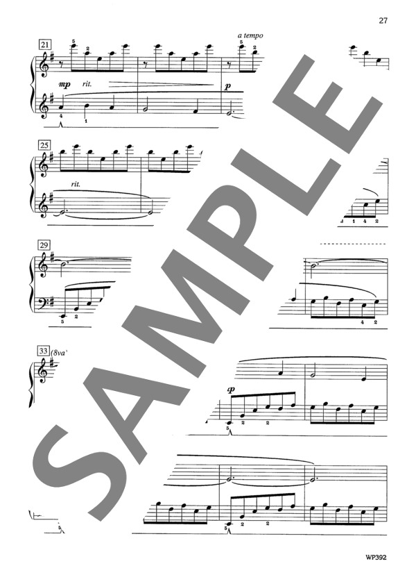 イェーガー編曲 東方からの三人の王様~「クリスマス・スプレンダーズ」より (ジェニーン・ネリス・イェーガー) / ピアノソロ 中級 - サンプル譜面 3/5