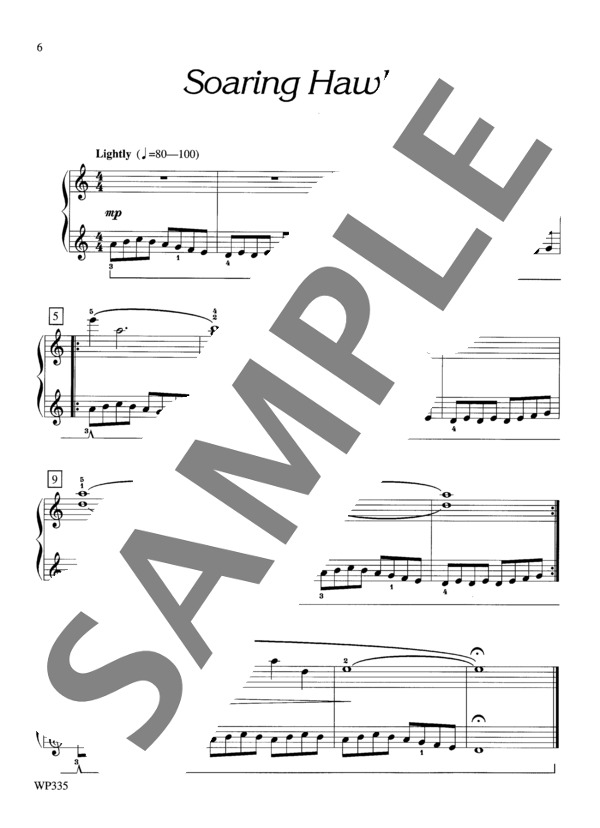 舞い上がる鷹 ~「ソリチュード」より (ジェニーン・ネリス・イェーガー) / ピアノソロ 初〜中級 - サンプル譜面 2/2