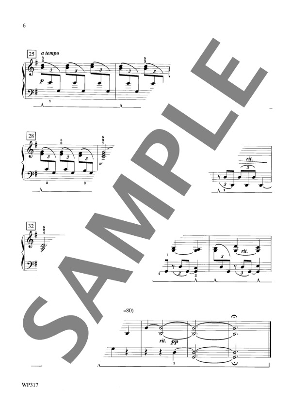 イントロスペクション ~「エレガンス・イン・スタイル」より (ジェニーン・ネリス・イェーガー) / ピアノソロ 中級 - サンプル譜面 4/4