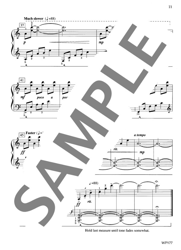 歴史の響き ~「デジャヴユ」より (ジェニーン・ネリス・イェーガー) / ピアノソロ 初〜中級 - サンプル譜面 4/4