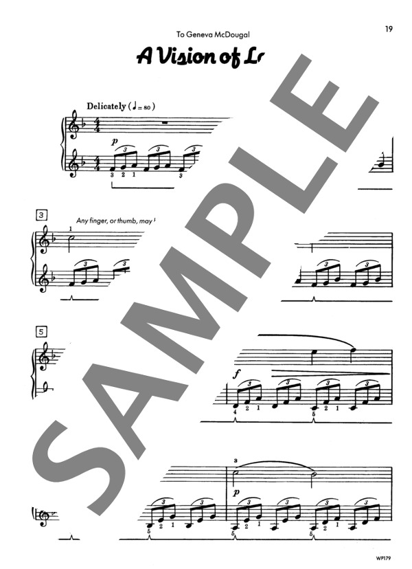 愛の幻想 ~「ジャスト・フォー・ファン」より (ジェニーン・ネリス・イェーガー) / ピアノソロ 初〜中級 - サンプル譜面 2/4