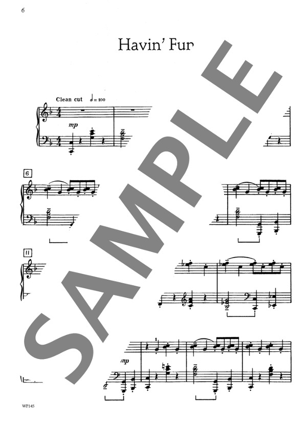 楽しんで ~「ストライク・イット・リッチ 第2巻」より (ジェニーン・ネリス・イェーガー) / ピアノソロ 中級 - サンプル譜面 2/3