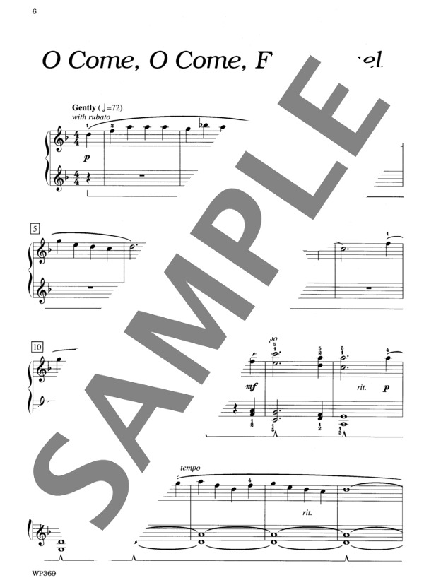 イェーガー編曲 ひさしくまちにし~クリスマス・セレブレーションズより (ジェニーン・ネリス・イェーガー) / ピアノソロ 中級 - サンプル譜面 2/5