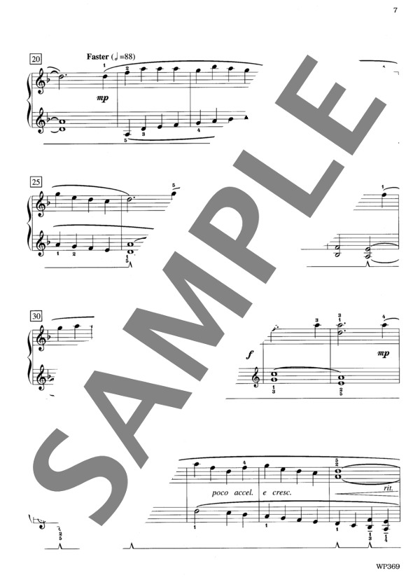 イェーガー編曲 ひさしくまちにし~クリスマス・セレブレーションズより (ジェニーン・ネリス・イェーガー) / ピアノソロ 中級 - サンプル譜面 3/5