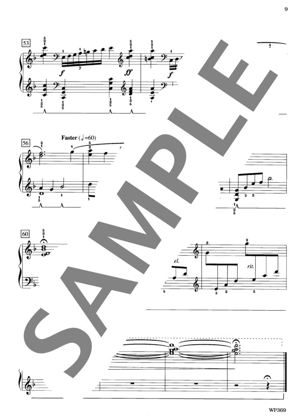 イェーガー編曲 ひさしくまちにし~クリスマス・セレブレーションズより (ジェニーン・ネリス・イェーガー) / ピアノソロ 中級 - サンプル譜面 5/5