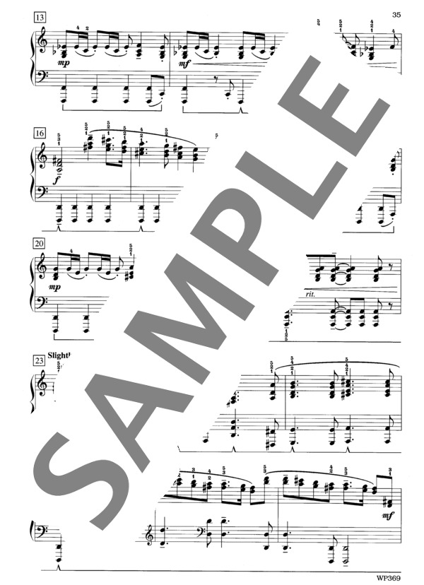 イェーガー編曲 もろびとこぞりて~クリスマス・セレブレーションズより (ジェニーン・ネリス・イェーガー) / ピアノソロ 中級 - サンプル譜面 3/5