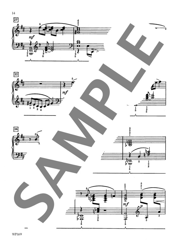 特別なこと ~「スマート・ムーヴズ」より (ジェニーン・ネリス・イェーガー) / ピアノソロ 中級 - サンプル譜面 4/5