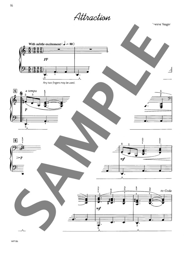 魅力 ~「エスペシャリー・フォー・ユー」より (ジェニーン・ネリス・イェーガー) / ピアノソロ 初〜中級 - サンプル譜面 2/4