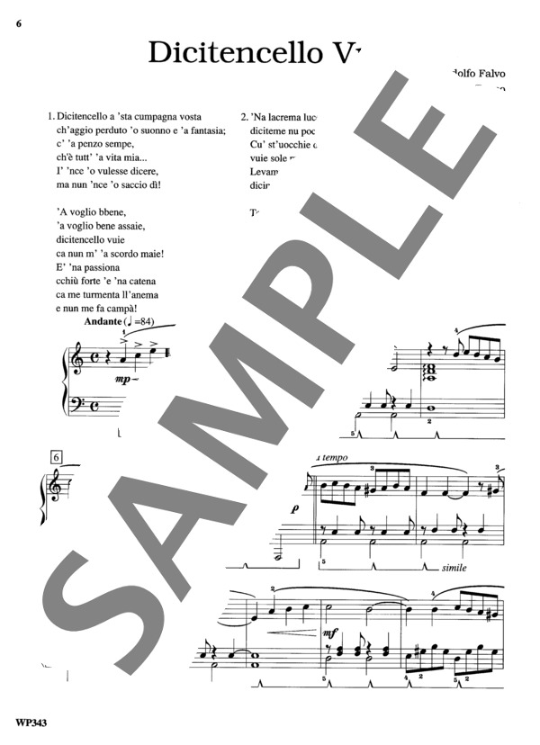 彼女に告げて (ホドルフォ・ファルヴォ) / ピアノソロ 初〜中級 - サンプル譜面 2/3