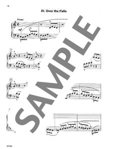 水の世界  ~「王女の4つの世界の冒険」より (ジェフリー・ウッズ) / ピアノソロ 初〜中級 - サンプル譜面 5/5