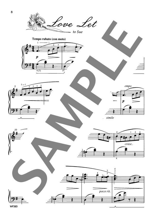 ラブレター ~「スプリング・フィーバー」より (ジョージ・キォープス) / ピアノソロ 初〜中級 - サンプル譜面 2/5