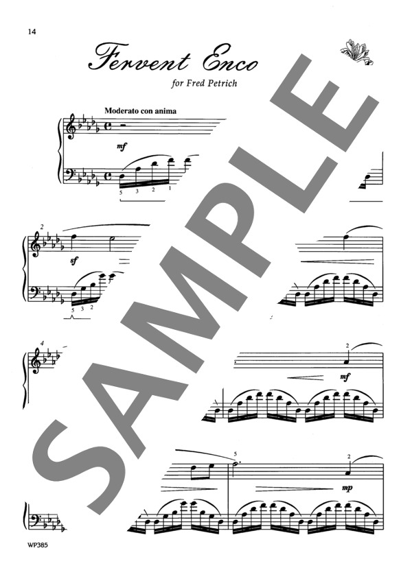 熱烈な出会い ~「スプリング・フィーバー」より (ジョージ・キォープス) / ピアノソロ 初〜中級 - サンプル譜面 2/5