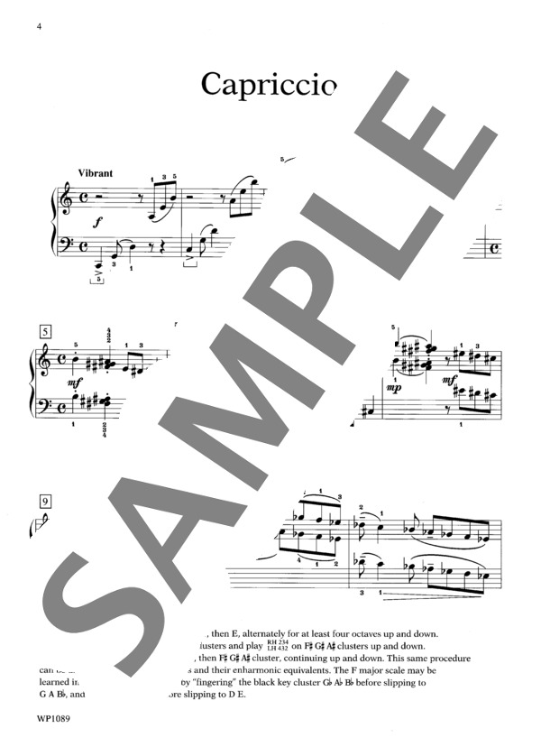 カプリッチョ (ビバリー・グレース・ジョイ) / ピアノソロ 中級 - サンプル譜面 2/5