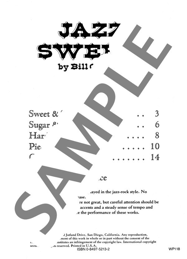 かわいい小悪魔 (ビル・エヴァンス) / ピアノソロ 初〜中級 - サンプル譜面 1/4