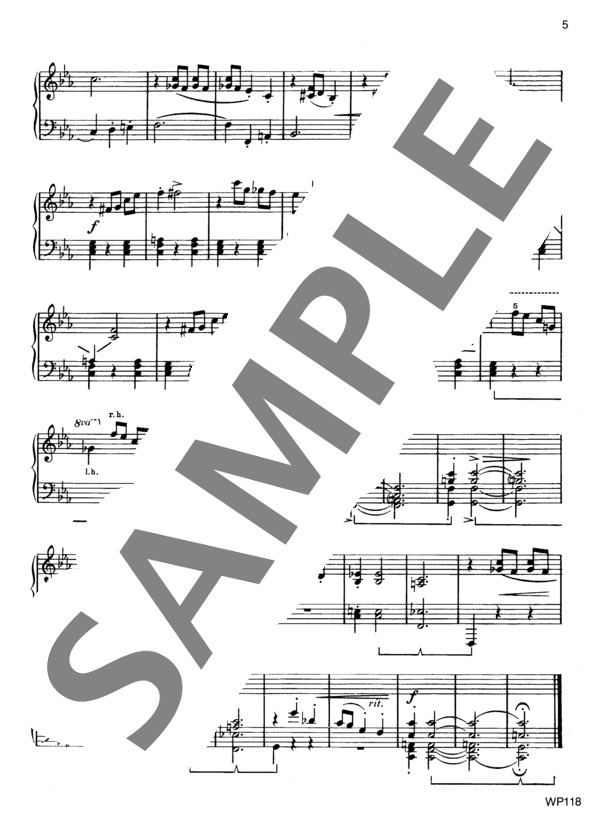 かわいい小悪魔 (ビル・エヴァンス) / ピアノソロ 初〜中級 - サンプル譜面 4/4