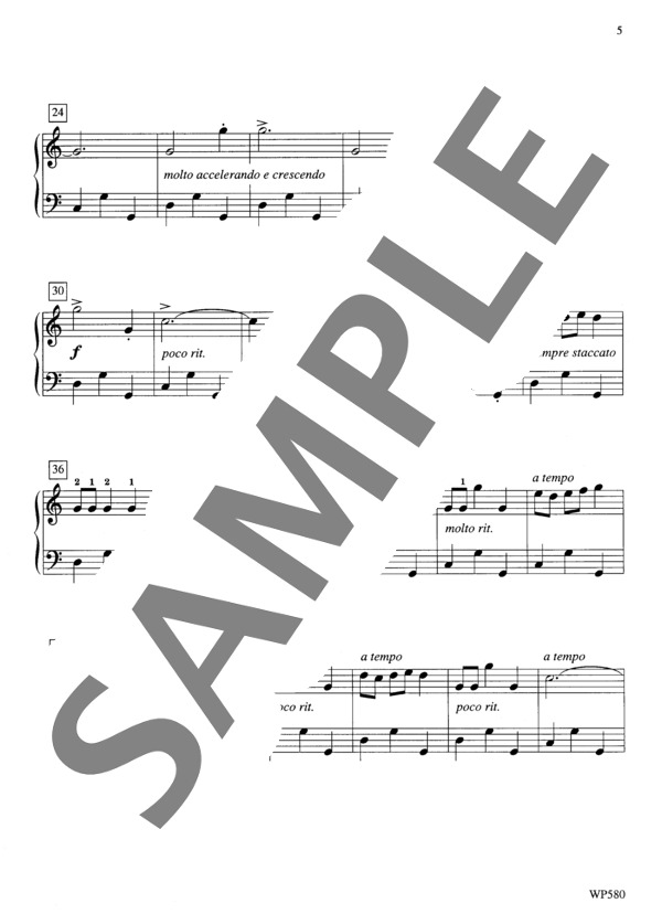 二塁への盗塁 ~「ボールパークのタンゴ」より (マリー・フラヴィン・ドーレン) / ピアノソロ 初〜中級 - サンプル譜面 3/4