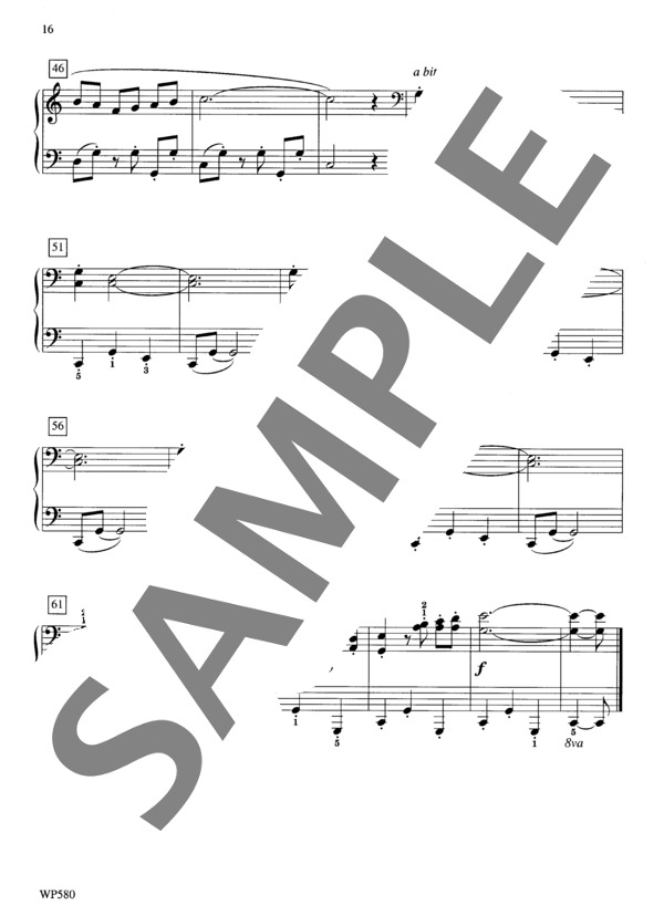 ショートのサルサ ~「ボールパークのタンゴ」より (マリー・フラヴィン・ドーレン) / ピアノソロ 初〜中級 - サンプル譜面 4/4