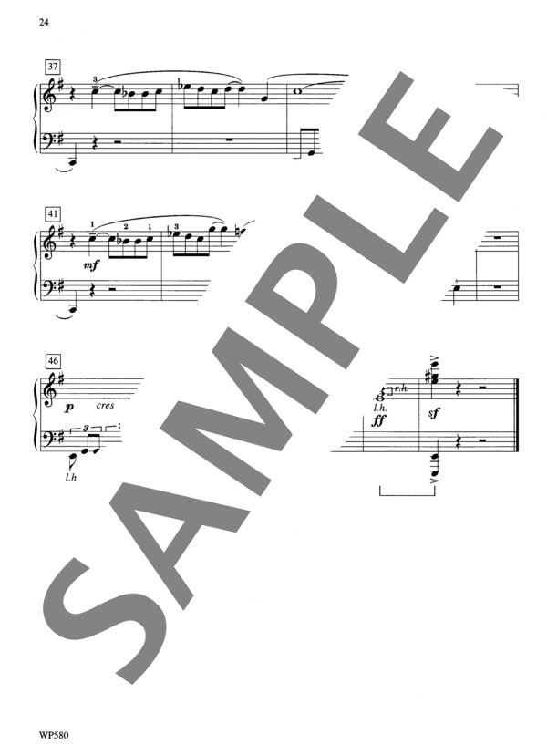 九回の裏 ~「ボールパークのタンゴ」より (マリー・フラヴィン・ドーレン) / ピアノソロ 初〜中級 - サンプル譜面 4/4