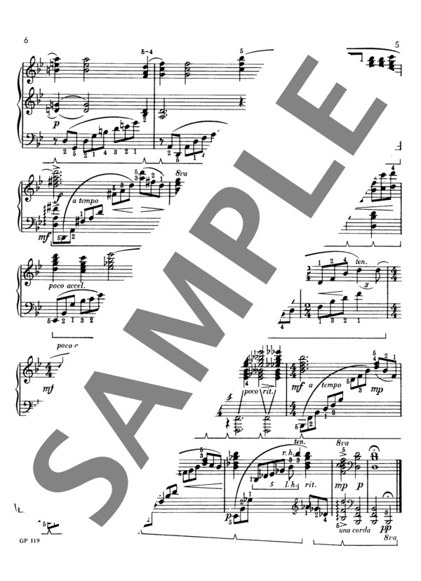 アパラチアの夢 (サラ・ルイス・ディッテンハーバー) / ピアノソロ 中級 - サンプル譜面 5/5