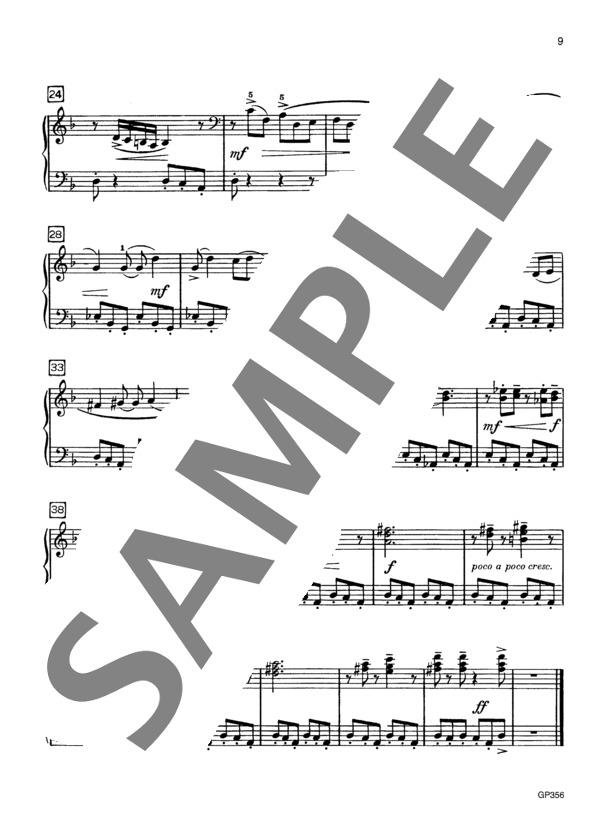 リバー・クロッシング ~「アウトサイド・イメージ」より (ミハエル・モールディン) / ピアノソロ 初〜中級 - サンプル譜面 3/3