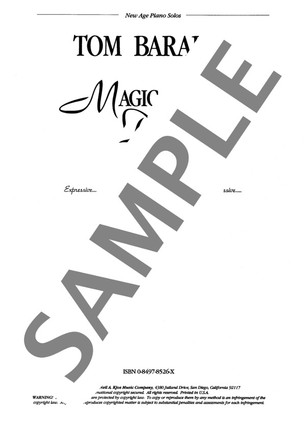 この幼な児はどなたでしょう（グリーンスリーブス) ~「12月の魔法」より (トム・バラバス) / ピアノソロ 初〜中級 - サンプル譜面 1/4