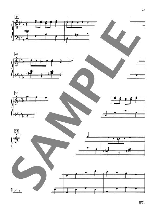 ベアトリスのためのソナタ ~「クラシカ・ヌーボー」より (トム・バラバス) / ピアノソロ 初〜中級 - サンプル譜面 5/5