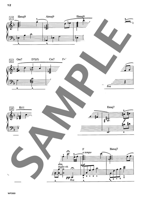 思い出 (ラリー・ミンスキー) / ピアノソロ 中級 - サンプル譜面 3/4