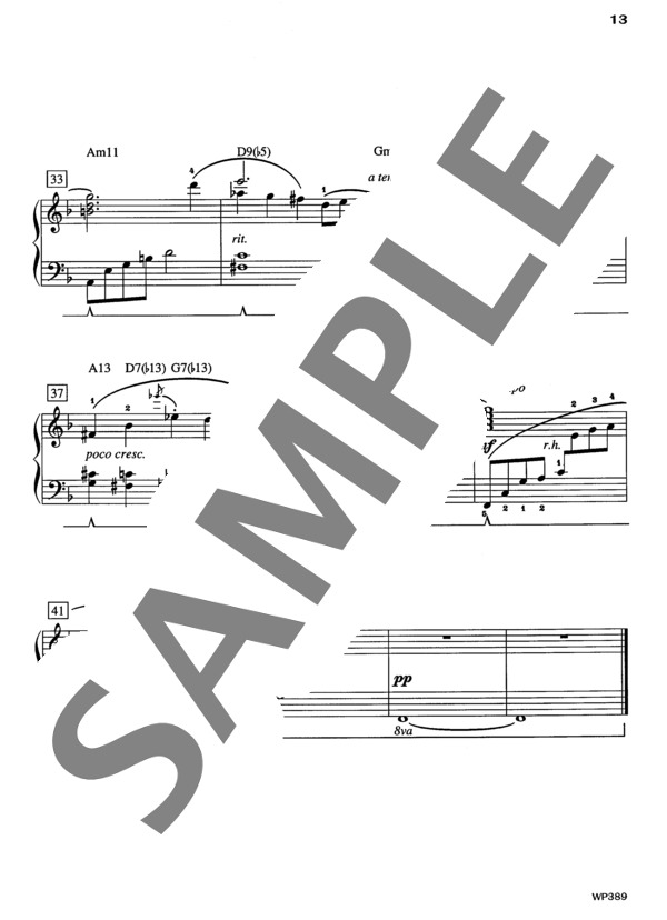 思い出 (ラリー・ミンスキー) / ピアノソロ 中級 - サンプル譜面 4/4