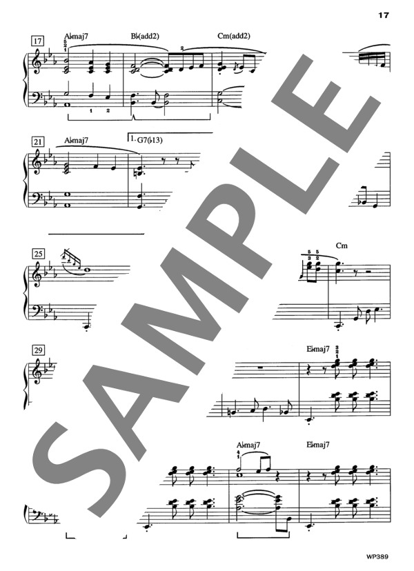 夜鷹のファンク (ラリー・ミンスキー) / ピアノソロ 中級 - サンプル譜面 3/5