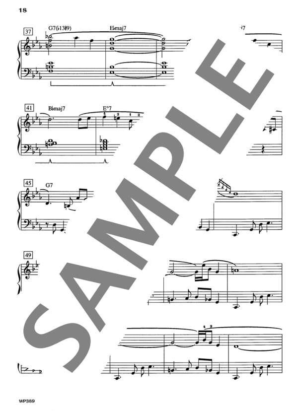 夜鷹のファンク (ラリー・ミンスキー) / ピアノソロ 中級 - サンプル譜面 4/5