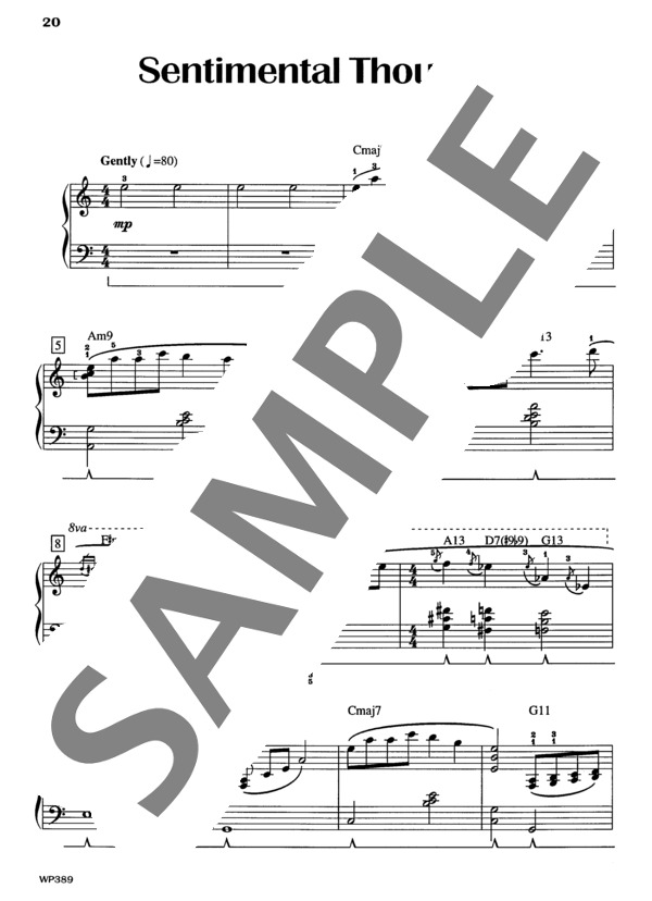 物思いに沈んで (ラリー・ミンスキー) / ピアノソロ 中級 - サンプル譜面 2/4