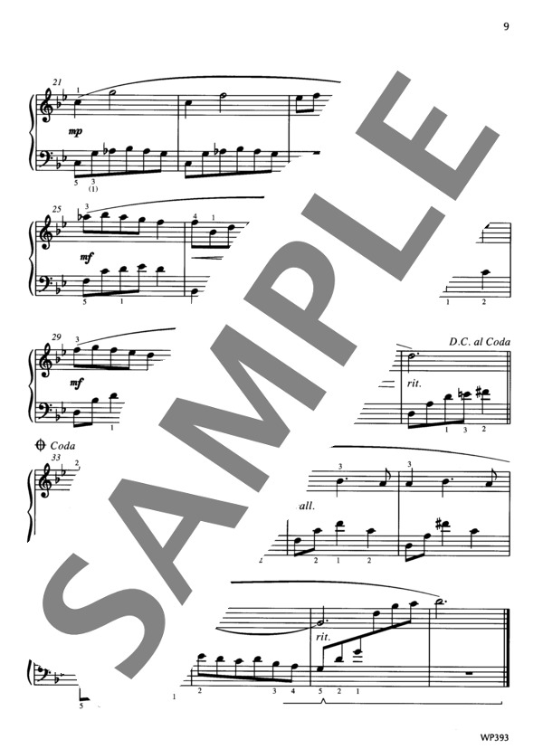 ディスカバリー ~「ジャーニー・オブ・メモリーズ」より (バーバラ・アレックス) / ピアノソロ 初〜中級 - サンプル譜面 3/3